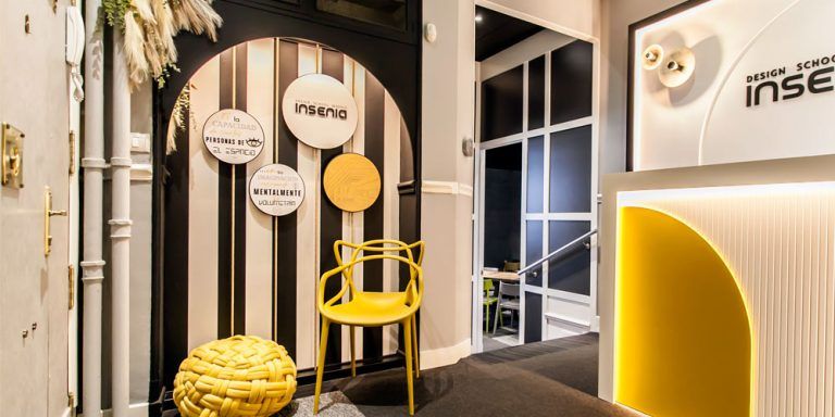 Interiorismo y decoración Insenia Design School, Madrid