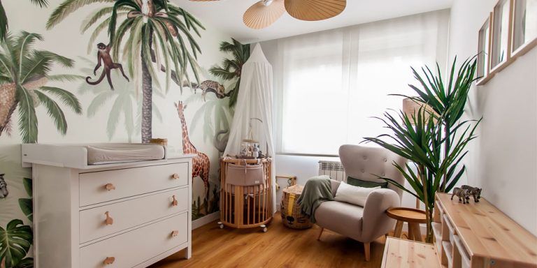 Decoración habitación bebé, Pitis Madrid