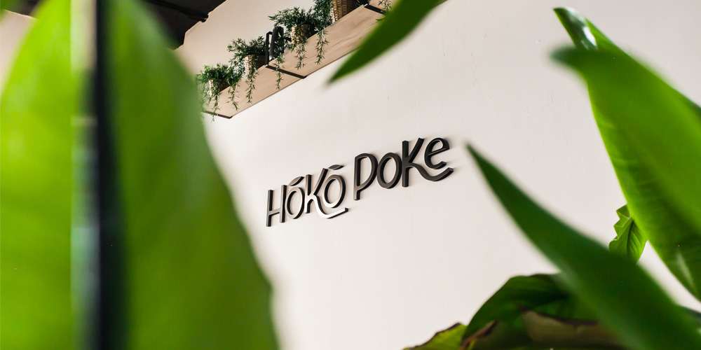 Decoración exprés Hoko Poke Bar de comida saludable. Villaviciosa de Odón, Madrid.